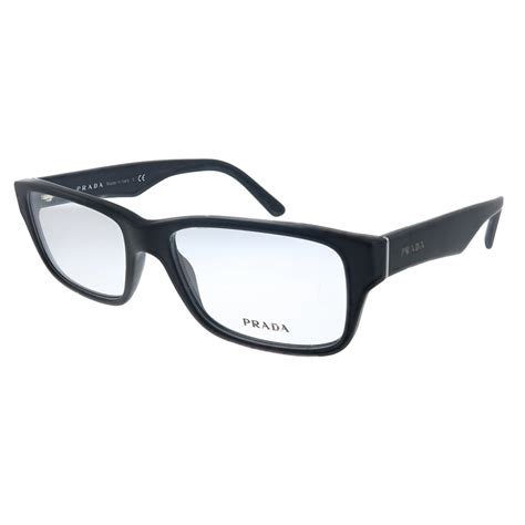 prada rectangular eyeglasses.